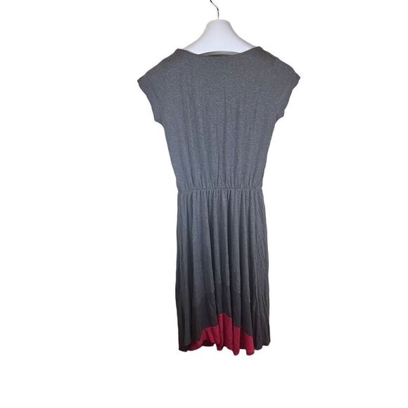 Boden Women's Gray Napoli Midi‎ Dress Size 8 A-Line Short Sleeve Preppy Classic - Picture 7 of 8
